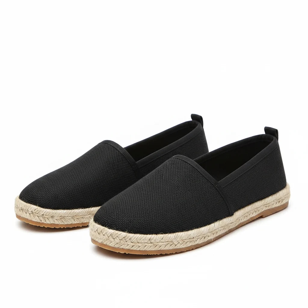 Espadrilles Femme Toile – Bicolore Slip-On Confort