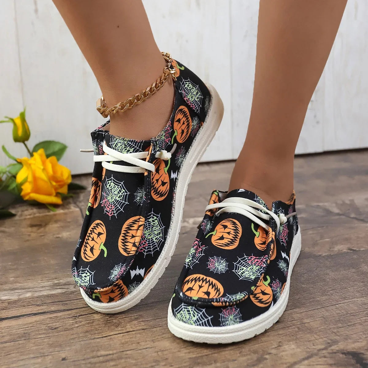 Espadrilles Femme Toile – Imprimé Fantaisie Multicolore
