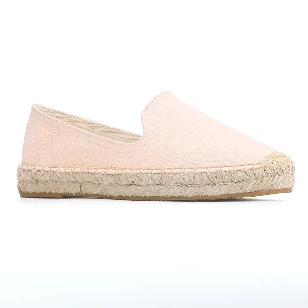 Espadrilles Femme Toile – Semelle Tressée Bout Rond