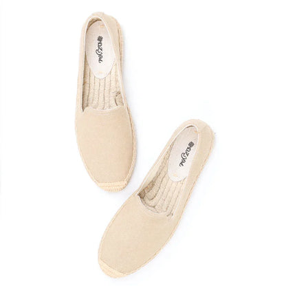 Espadrilles Femme Toile – Semelle Tressée Bout Rond