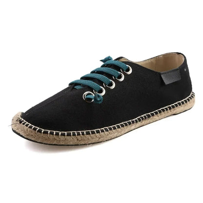 Espadrilles Homme – Bout Rond Couture Apparente Slip-On
