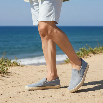 Espadrilles Homme Toile – Texture Tressée Slip-On