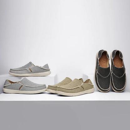 Espadrilles Homme Toile – Design Tressé Décontracté Slip-On