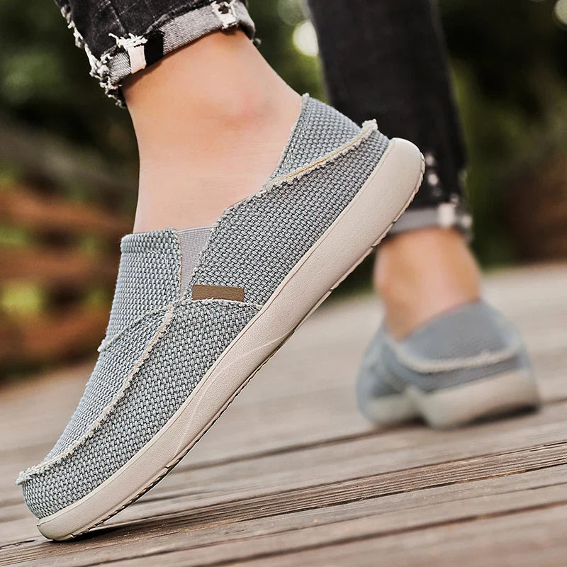 Espadrilles Homme Toile – Design Tressé Décontracté Slip-On
