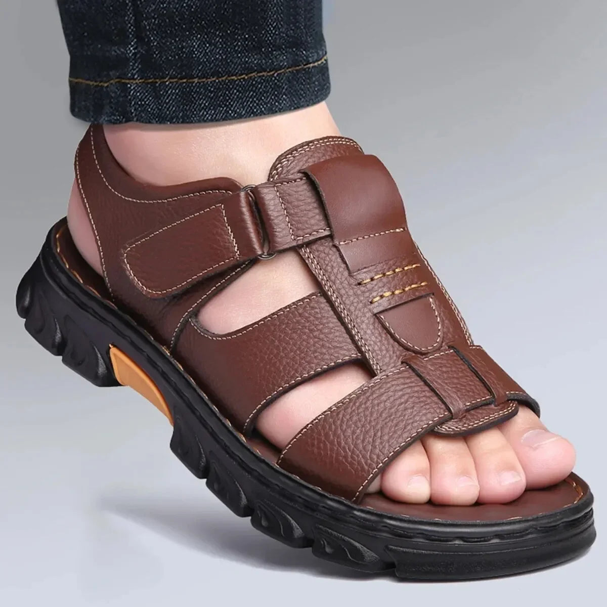 Sandales Homme – Style Confort Avec Semelle Renforcée