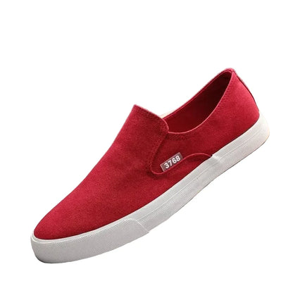 Espadrilles Homme Toile – Slip-On Uni Semelle Tressée