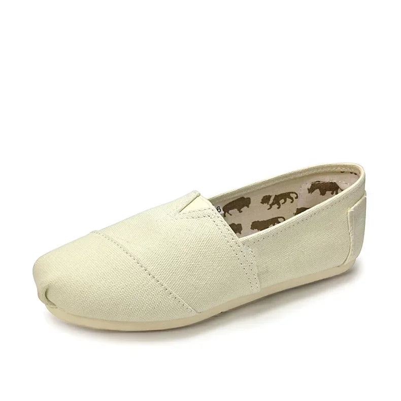 Espadrilles Femme Canvas – Bout Pointu Sans Lacets
