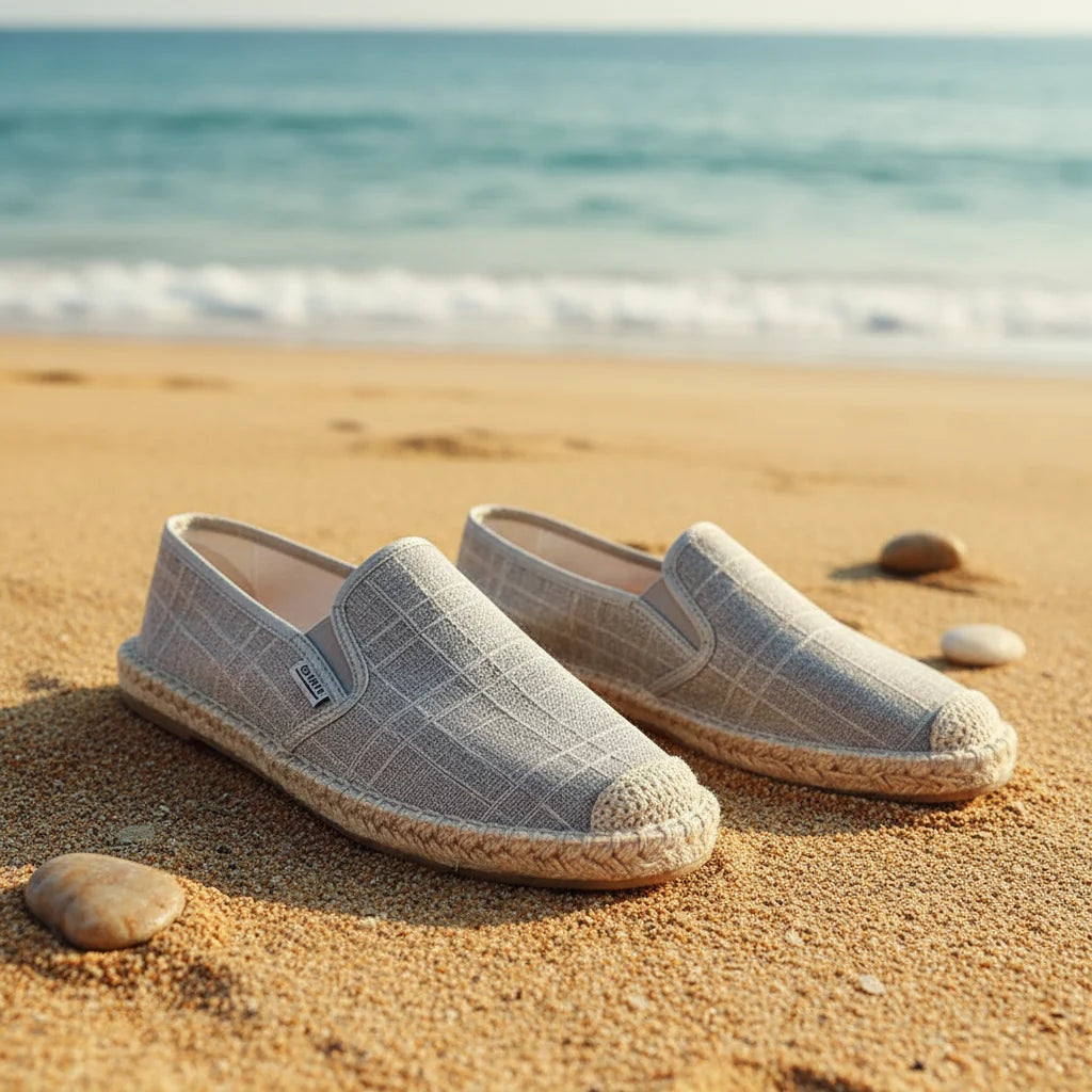 Espadrilles Homme Toile – Slip-On Uni Respirant