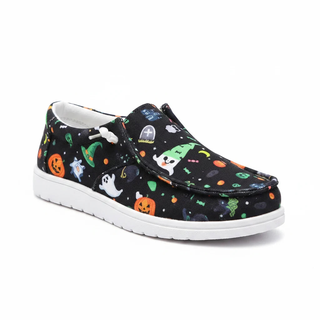 Espadrilles Femme Toile – Imprimé Fantaisie Multicolore