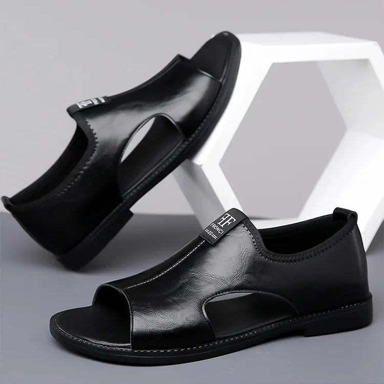 Sandales Homme – Forme Fermée Et Ouverture Avant Respirante