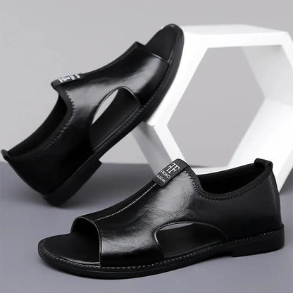 Sandales Homme – Forme Fermée Et Ouverture Avant Respirante