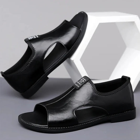 Sandales Homme – Forme Fermée Et Ouverture Avant Respirante