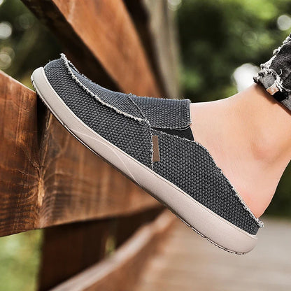 Espadrilles Homme Toile – Design Tressé Décontracté Slip-On