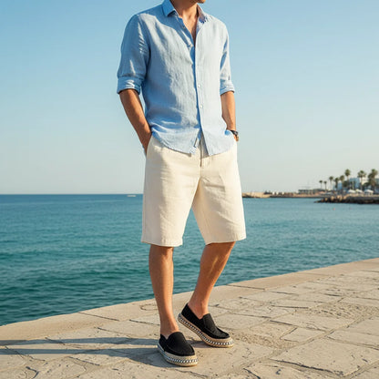 Espadrilles Homme Toile Tressée – Slip-On Unie