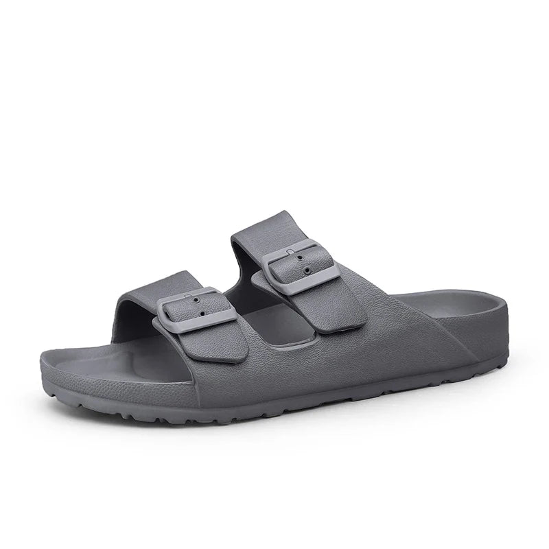 Sandales Homme – Double Boucle Réglable Et Semelle Antidérapante