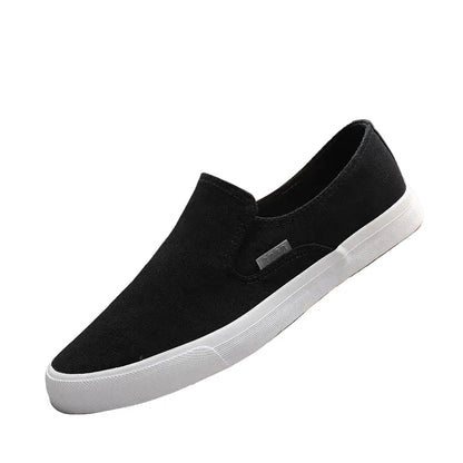 Espadrilles Homme Toile – Slip-On Uni Semelle Tressée