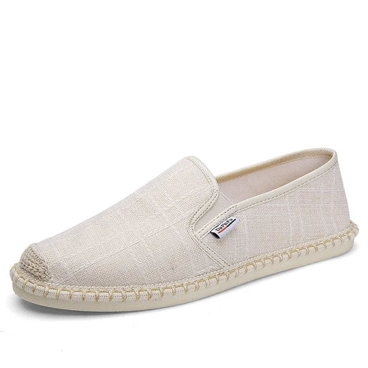 Espadrilles Homme Toile – Slip-On Uni Respirant