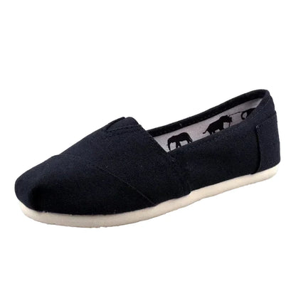 Espadrilles Femme Canvas – Bout Pointu Sans Lacets