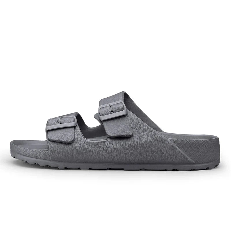 Sandales Homme – Double Boucle Réglable Et Semelle Antidérapante