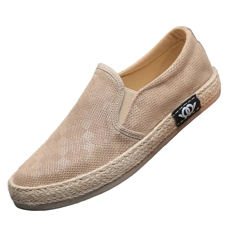 Espadrilles Homme Toile – Texture Tressée Slip-On