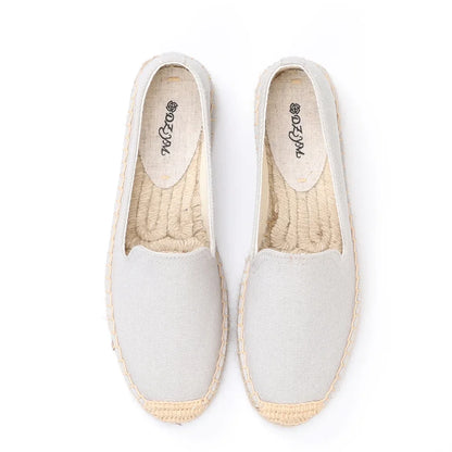 Espadrilles Femme Toile – Semelle Tressée Bout Rond