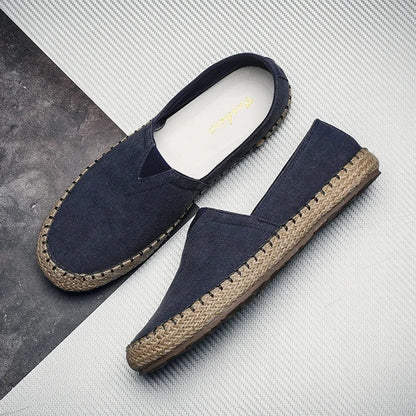 Espadrilles Homme Toile – Slip-On Semelle Jute