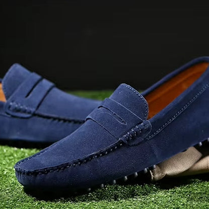 Mocassins Homme en Daim Souple
