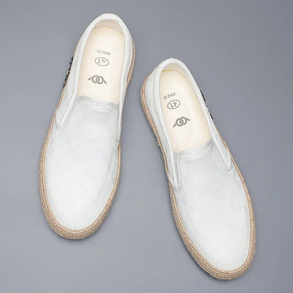 Espadrilles Homme Toile – Texture Tressée Slip-On