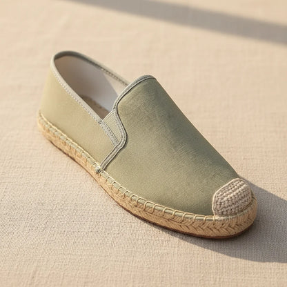 Espadrilles Homme Toile – Slip-On Bout Rond Style Pêcheur