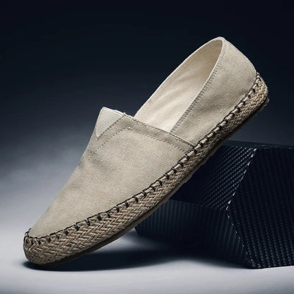 Espadrilles Homme Toile – Slip-On Semelle Jute