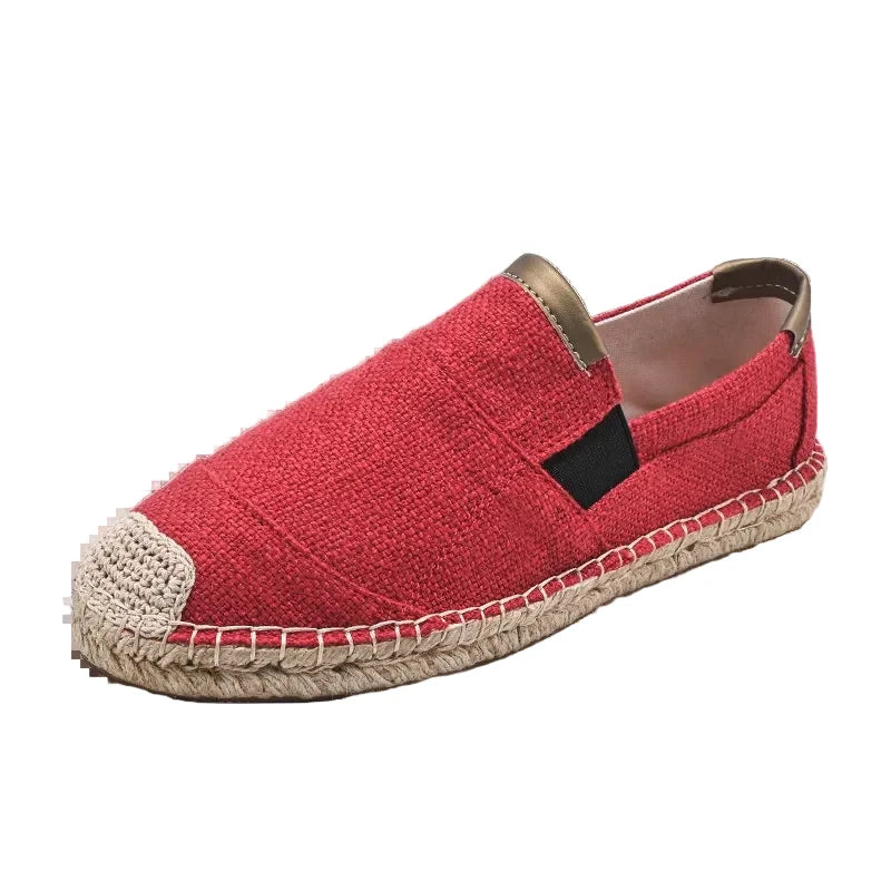 Espadrilles Homme Microfibre – Bout Pointu Sans Lacets