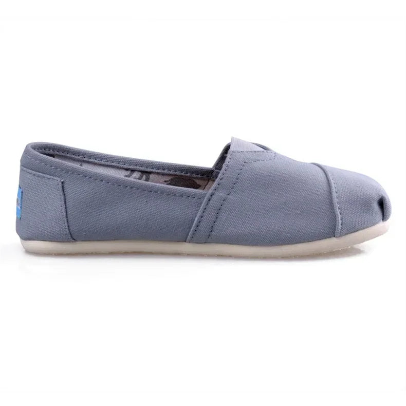 Espadrilles Femme Canvas – Bout Pointu Sans Lacets
