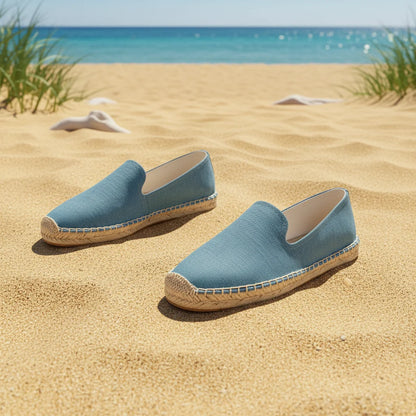 Espadrilles Homme Toile – Design Uni À Enfiler
