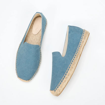 Espadrilles Homme Toile – Design Uni À Enfiler