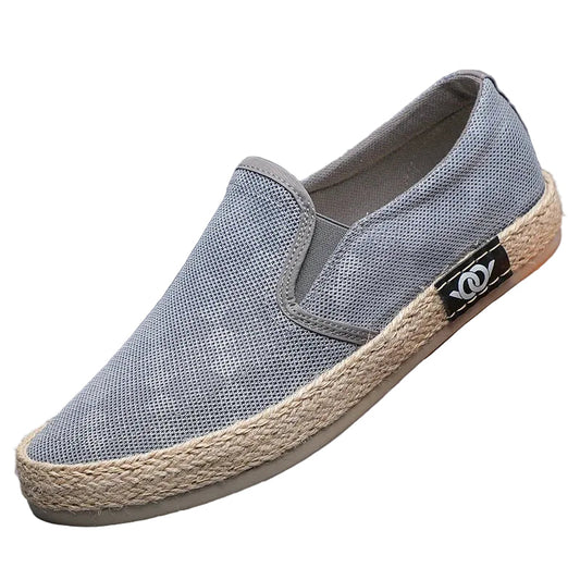 Espadrilles Homme Toile – Texture Tressée Slip-On