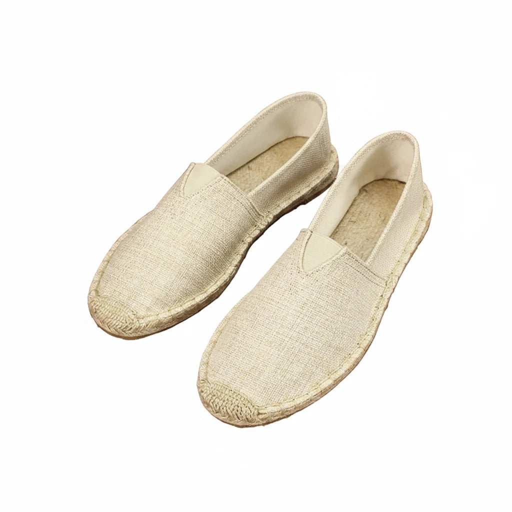 Espadrilles Homme Toile – Modèle Uni Slip-On