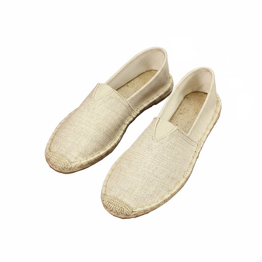 Espadrilles Homme Toile – Modèle Uni Slip-On
