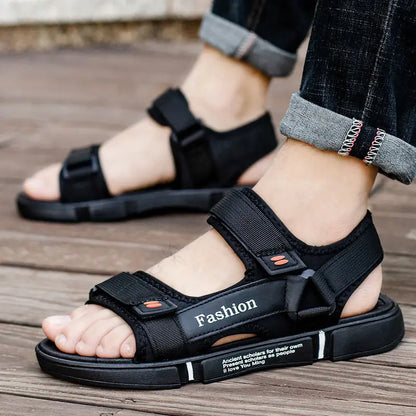 Sandales Homme – Style Sportif À Scratch Et Détails Contrastés