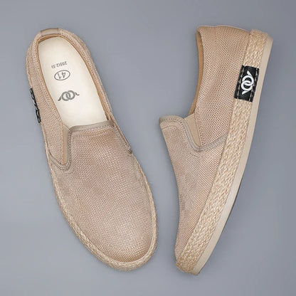 Espadrilles Homme Toile – Texture Tressée Slip-On