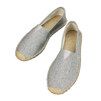 Espadrilles Homme Toile – Modèle Uni Slip-On