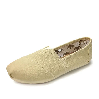 Espadrilles Femme Canvas – Bout Pointu Sans Lacets