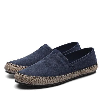 Espadrilles Homme Toile – Slip-On Semelle Jute