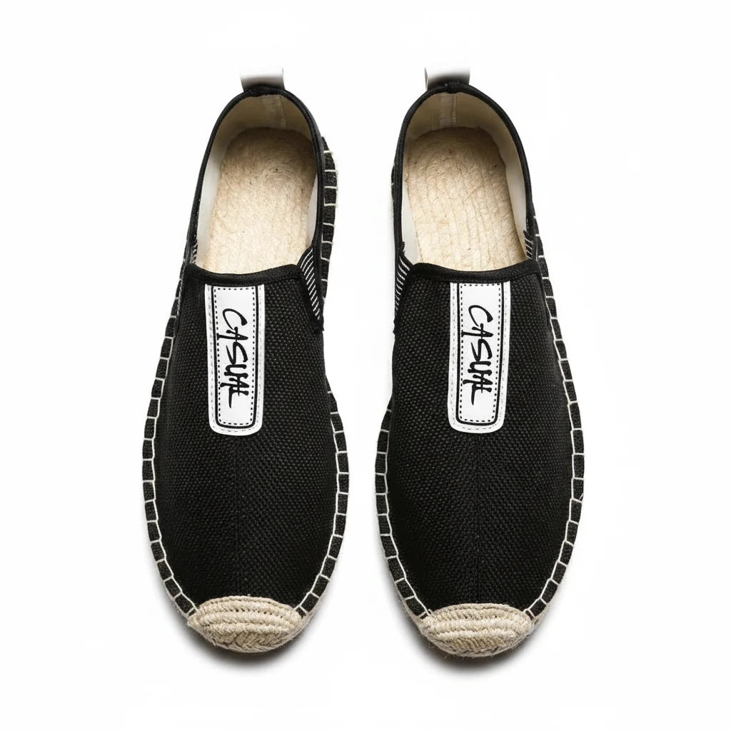 Espadrilles Homme Toile – Slip-On Uni Classique