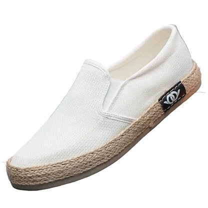 Espadrilles Homme Toile – Texture Tressée Slip-On