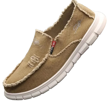 Espadrilles Homme Toile – Modèle Uni À Lacets