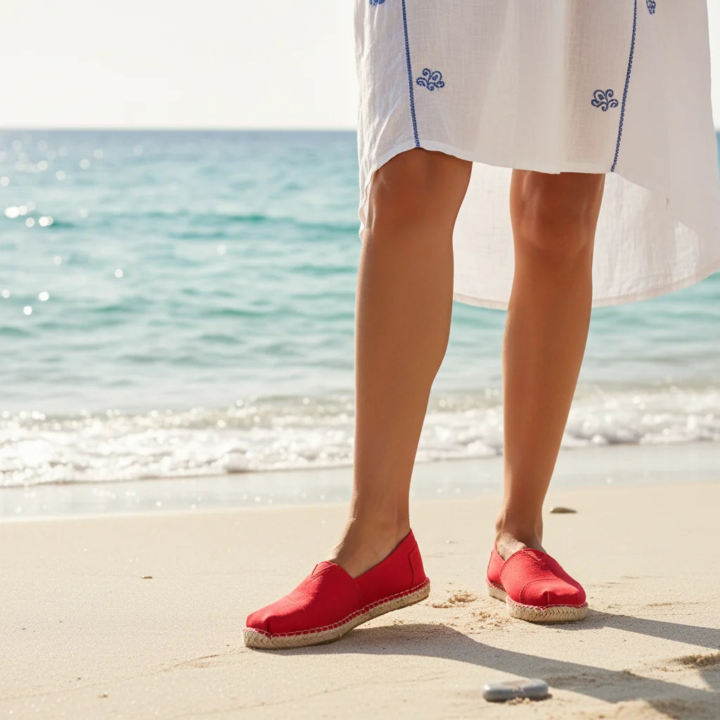 Espadrilles Femme Canvas – Bout Pointu Sans Lacets