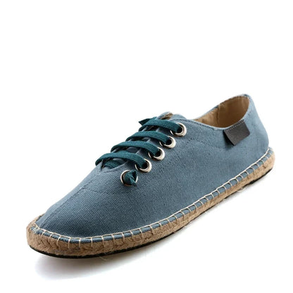Espadrilles Homme – Bout Rond Couture Apparente Slip-On