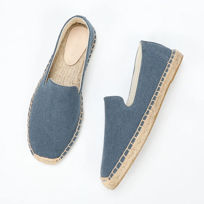 Espadrilles Homme Toile – Design Uni À Enfiler