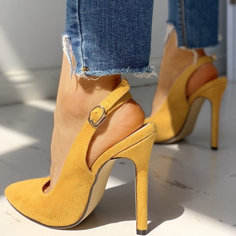 Solaire™ - Escarpins Slingback Élégants à Talons Hauts
