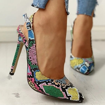 Solaire™ - Escarpins Slingback Élégants à Talons Hauts